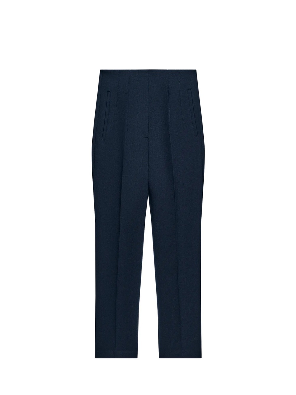 Zara Navy High Waisted Pants